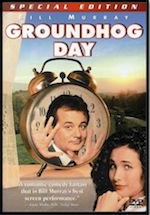 Groundhog Day, whole-movie ESL lesson poster